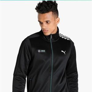 NWT Puma MAPF1 T7 Track Jacket/Pants - Black/Green